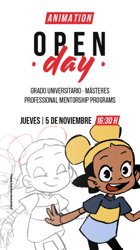 Open Day Animación - 5 de noviembre