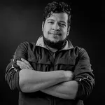 Fotografía del docente Francisco Laprea